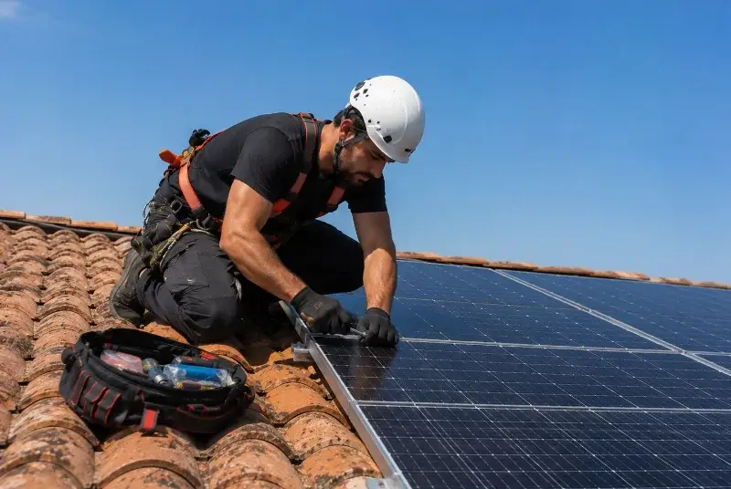 Maintenance et monitoring de panneaux solaires à Saint-Nazaire-les-Eymes