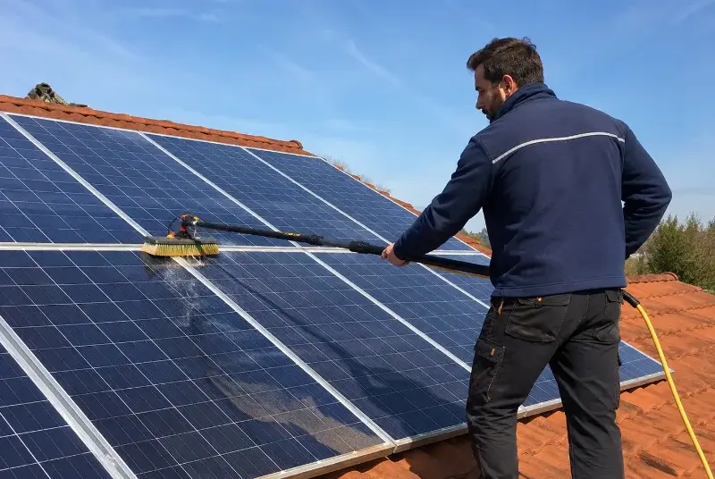 Nettoyage et entretien de panneaux solaires à Saint-Nazaire-les-Eymes